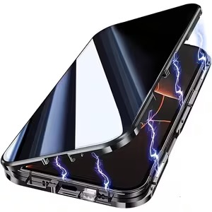 Vista frontal do ArmorGlass com ajuste perfeito no iPhone 17