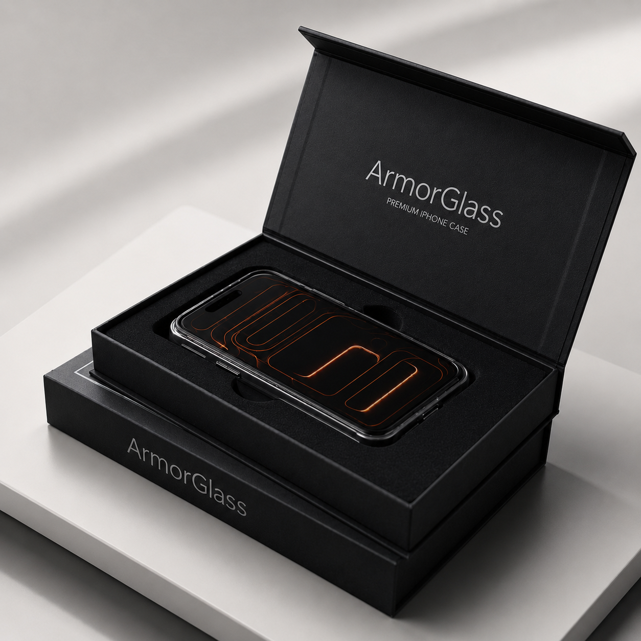 Detalhe do produto com foco nos ímãs magnéticos perimetrais